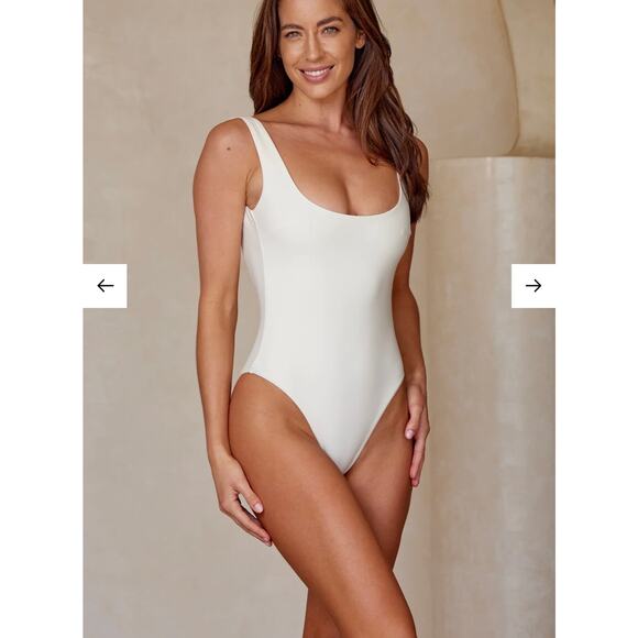 Monday Swimwear White One Piece - Picture 2 of 8